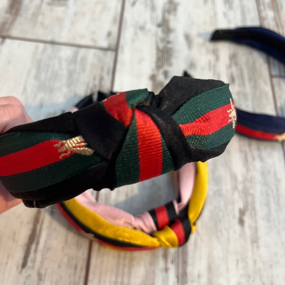 4-Pack Designer Inspired Bee Knot Headbands - New - Picture 6 of 11